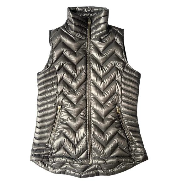 Calvin Klein Performance Quilted Down Vest Black S Security Pocket - Picture 2 of 7
